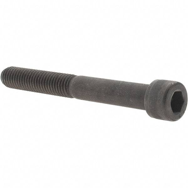 Value Collection - 1/2-13 UNC Hex Socket Drive, Socket Cap Screw - Alloy Steel, Black Oxide Finish, Partially Threaded, 4-1/4" Length Under Head - Industrial Tool & Supply