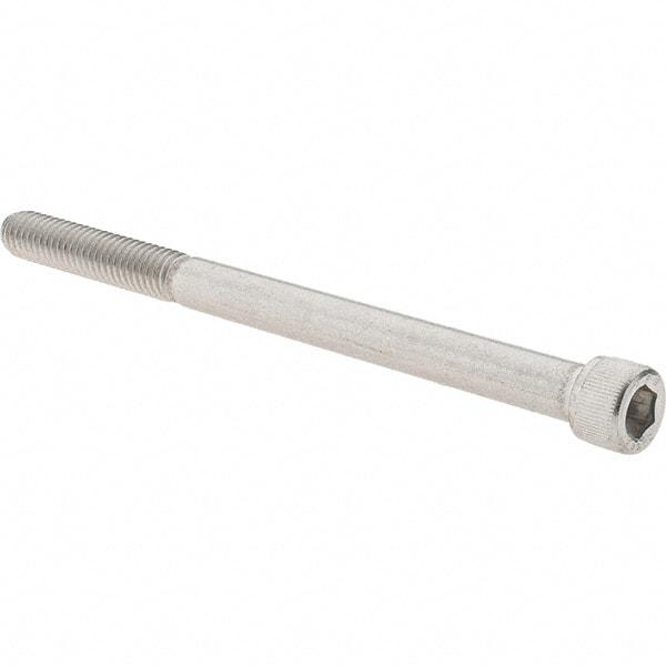 Value Collection - 5/16-18 UNC Hex Socket Drive, Socket Cap Screw - Grade 18-8 & Austenitic A2 Stainless Steel, Partially Threaded, 4-1/2" Length Under Head - Industrial Tool & Supply
