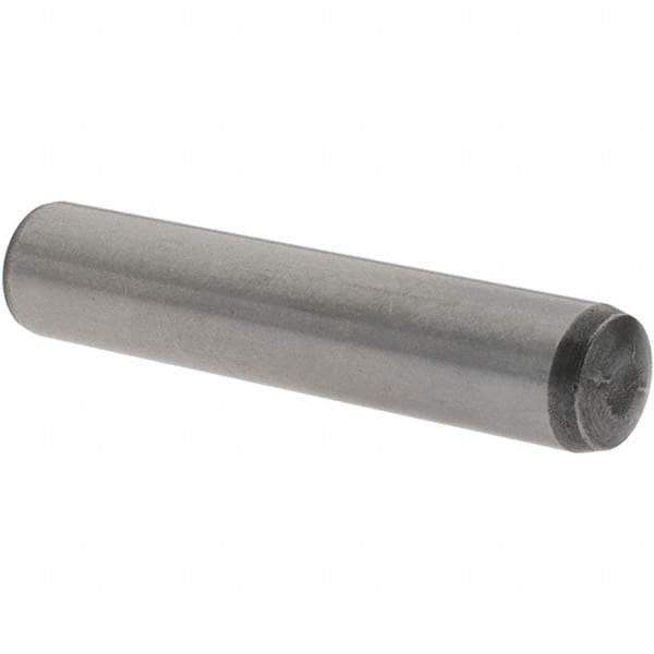 Value Collection - 10mm Diam x 50mm Pin Length Alloy Steel Pull Out Dowel Pin - C 57-63 Hardness, 1 Rounded & 1 Threaded End - Industrial Tool & Supply