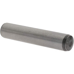 Value Collection - 10mm Diam x 50mm Pin Length Alloy Steel Pull Out Dowel Pin - C 57-63 Hardness, 1 Rounded & 1 Threaded End - Industrial Tool & Supply
