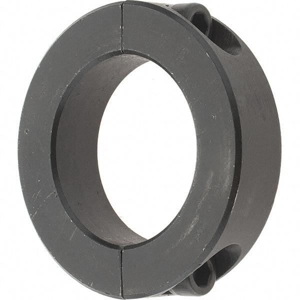 Value Collection - 1-7/16" Bore, Steel, Two Piece Shaft Collar - 2-1/4" Outside Diam, 9/16" Wide - Industrial Tool & Supply