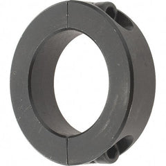 Value Collection - 1-7/16" Bore, Steel, Two Piece Shaft Collar - 2-1/4" Outside Diam, 9/16" Wide - Industrial Tool & Supply