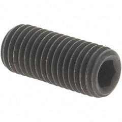 Value Collection - 5/16-24 UNF, 3/4" OAL, Cup Point Set Screw - Grade 8 Alloy Steel, 5/32" Key - Industrial Tool & Supply