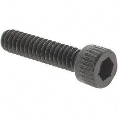 Value Collection - #4-40 UNC Hex Socket Drive, Socket Cap Screw - Alloy Steel, Black Oxide Finish, Fully Threaded, 1/2" Length Under Head - Industrial Tool & Supply