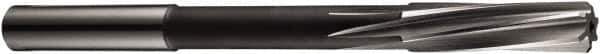 DORMER - 10mm Cobalt 6 Flute Chucking Reamer - Spiral Flute, 10mm Straight Shank, 38mm Flute Length, 133mm OAL - Industrial Tool & Supply
