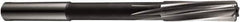 DORMER - 2.9mm Cobalt 6 Flute Chucking Reamer - Spiral Flute, 3mm Straight Shank, 15mm Flute Length, 61mm OAL - Industrial Tool & Supply