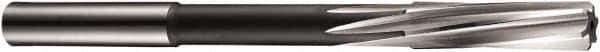 DORMER - 3.04mm Cobalt 6 Flute Chucking Reamer - Spiral Flute, 3.2mm Straight Shank, 16mm Flute Length, 65mm OAL - Industrial Tool & Supply