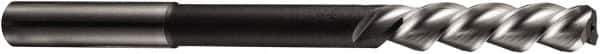 DORMER - 14mm Cobalt 3 Flute Chucking Reamer - Spiral Flute, 12.5mm Straight Shank, 47mm Flute Length, 160mm OAL - Industrial Tool & Supply
