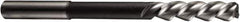 DORMER - 16mm Cobalt 3 Flute Chucking Reamer - Spiral Flute, 12.5mm Straight Shank, 52mm Flute Length, 170mm OAL - Industrial Tool & Supply