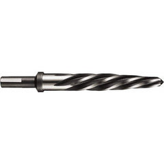 DORMER - 1/2" Reamer Diam, 1/2" Diam Straight Shank, 3-5/8" Flute, Car Reamer - Industrial Tool & Supply