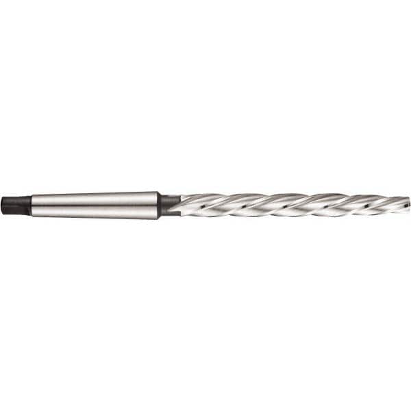 DORMER - 0.4334" Reamer Diam, 1MT Morse Taper Shank, Bridge Reamer - Industrial Tool & Supply