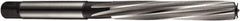 DORMER - 0.197" Diam, Straight Shank, 44mm Flute, Hand Reamer - Spiral Flute, 3.43" OAL, Left Hand Spiral, Right Hand Cut, 6 Flutes, High Speed Steel - Industrial Tool & Supply