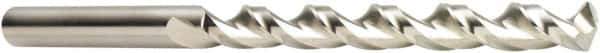 DORMER - 19/32", 130° Point, Spiral Flute, Cobalt Taper Length Drill Bit - Bright Finish, 124mm Flute Length, 222mm OAL, Series A940 - Industrial Tool & Supply