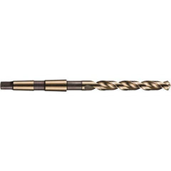 DORMER - 10.8mm, 1MT 118° Point Cobalt Taper Shank Drill Bit - Industrial Tool & Supply