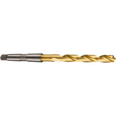 DORMER - 40mm, 4MT 118° Point High Speed Steel Taper Shank Drill Bit - Industrial Tool & Supply