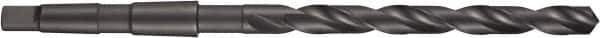 DORMER - 21mm, 2MT 118° Point High Speed Steel Taper Shank Drill Bit - Oxide Finish, 184mm Flute Length, 282mm OAL, Spiral Flute, Series A350 - Industrial Tool & Supply
