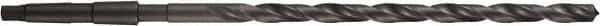 DORMER - 27mm, 3MT 118° Point High Speed Steel Taper Shank Drill Bit - Oxide Finish, 305mm Flute Length, 460mm OAL, Spiral Flute, Series A345 - Industrial Tool & Supply