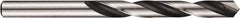 DORMER - 9.5mm 118° Carbide-Tipped Jobber Drill - Oxide Finish, Right Hand Cut, Spiral Flute, Straight Shank, 125mm OAL - Industrial Tool & Supply