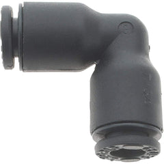 Parker - 5/32" Outside Diam, Nylon Push-to-Connect Tube Union Elbow - 290 Max psi - Industrial Tool & Supply