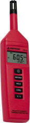 Amprobe - -4 to 140°F, 0 to 100% Humidity Range, Temp and Humidity Recorder - 3% Relative Humidity Accuracy, 0.1% RH, 0.1° F/C Resolution - Industrial Tool & Supply