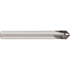 Seco - 10mm Diam 4 Flute Single End Solid Carbide Chamfer Mill - Industrial Tool & Supply