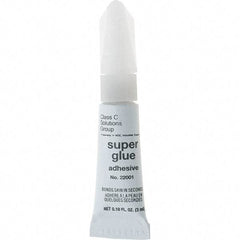 Value Collection - 0.10 oz Tube Clear Instant Adhesive - 30 sec Working Time - Industrial Tool & Supply