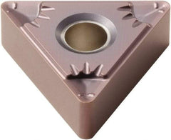 Seco - TNMG331 F5 Grade TH1000 Carbide Turning Insert - TiSiN Finish, 60° Triangle, 3/8" Inscr Circle, 3/16" Thick, 1/64" Corner Radius - Industrial Tool & Supply