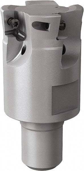 Seco - 32mm Cut Diam, 6mm Max Depth of Cut, Indexable Plunge End Mill - M16 Modular Connection, Multiple Insert Styles, R217.79 Toolholder Style, Through Coolant, Series Turbo 10 - Industrial Tool & Supply