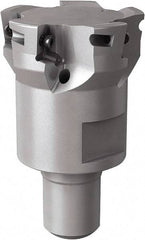 Seco - 40mm Cut Diam, 6mm Max Depth of Cut, Indexable Plunge End Mill - M16 Modular Connection, Multiple Insert Styles, R217.79 Toolholder Style, Through Coolant, Series Turbo 10 - Industrial Tool & Supply