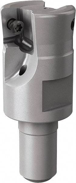 Seco - 20mm Cut Diam, 6mm Max Depth of Cut, Indexable Plunge End Mill - M10 Modular Connection, Multiple Insert Styles, R217.79 Toolholder Style, Through Coolant, Series Turbo 10 - Industrial Tool & Supply