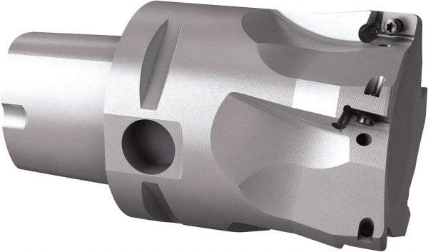 Seco - 54mm Cut Diam, 9mm Max Depth of Cut, 60mm OAL, Indexable Square Shoulder End Mill - Multiple Insert Styles, C5 Modular Connection, 90° Lead Angle, Through Coolant, Series Turbo 10 - Industrial Tool & Supply