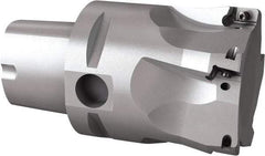 Seco - 54mm Cut Diam, 9mm Max Depth of Cut, 60mm OAL, Indexable Square Shoulder End Mill - Multiple Insert Styles, C5 Modular Connection, 90° Lead Angle, Through Coolant, Series Turbo 10 - Industrial Tool & Supply