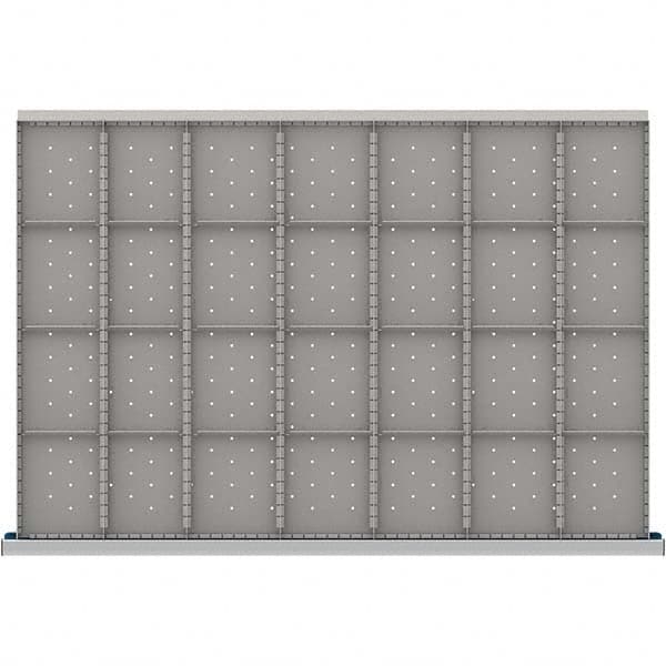 LISTA - 28-Compartment Drawer Divider Layout for 3.15" High Drawers - Industrial Tool & Supply
