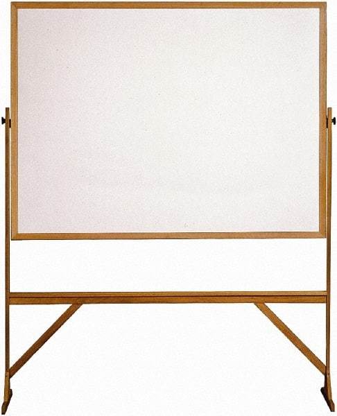 Ghent - 72" High x 53" Wide Reversible Dry Erase Board - Acrylate, 23-1/2" Deep - Industrial Tool & Supply