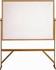 Ghent - 72" High x 53" Wide Reversible Dry Erase Board - Acrylate, 23-1/2" Deep - Industrial Tool & Supply