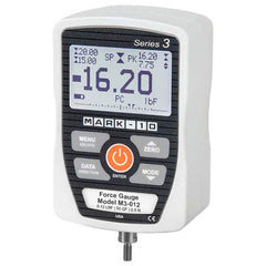 Mark-10 - Digital Tension & Compression Force Gages Capacity (gf): 2500.00 Capacity (lbf): 5.00 - Industrial Tool & Supply
