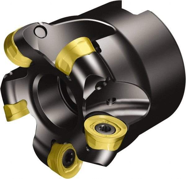 Sandvik Coromant - 50mm Cut Diam, 5mm Max Depth, 6 Inserts, 600-1045 Insert Style, Indexable Copy Face Mill - 600..Qxx Cutter Style, 20,300 Max RPM, 40mm High, Through Coolant - Industrial Tool & Supply