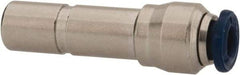 Value Collection - 5/32" Outside Diam, Nickel Plated Brass Push-to-Connect Straight Reducer - 250 Max psi, Tube to Stem Connection, Buna O-Ring - Industrial Tool & Supply