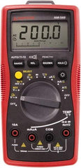 Amprobe - 4210333, CAT IV, CAT III, 1,000 VAC/VDC, Digital Average Responding Multimeter - 60 mOhm, Measures Voltage, Capacitance, Current, Frequency, Resistance, Temperature - Industrial Tool & Supply