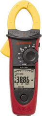 Amprobe - 3729950, CAT IV, CAT III, Digital True RMS Clamp Meter with 1.4567" Clamp On Jaws - 999.9 VAC/VDC, 599.9 AC Amps, Measures Voltage, Capacitance, Current, microAmps, Temperature - Industrial Tool & Supply