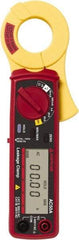 Amprobe - 3033017, CAT II, Digital Average Responding Leakage Clamp Meter with 1.1811" Clamp On Jaws - 400 VAC, 60 AC Amps, Measures Voltage, Current, Leakage Current, Resistance - Industrial Tool & Supply