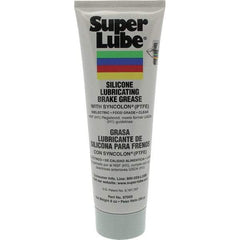 Synco Chemical - 8 oz Tube Silicone General Purpose Grease - Translucent White/Gray, Food Grade, 500°F Max Temp, NLGIG 2, - Industrial Tool & Supply
