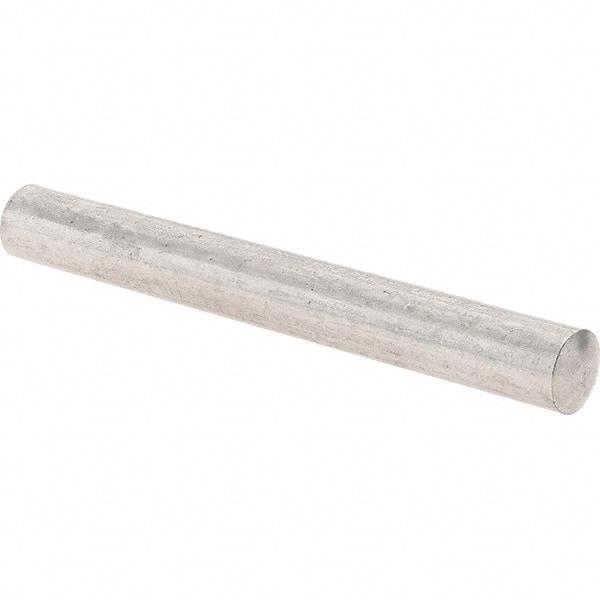Value Collection - 6mm Diam x 50mm Pin Length 303 Stainless Steel Precision Dowel Pin - Unhardened, 1 Beveled & 1 Rounded End - Industrial Tool & Supply