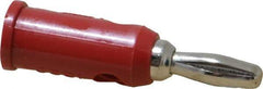 Pomona - Red Electrical Test Equipment Banana Plug - Industrial Tool & Supply