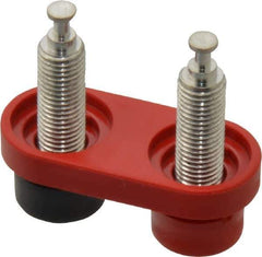 Pomona - Red Electrical Test Equipment Jack - Use with 0.070-0.375" Panels - Industrial Tool & Supply