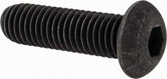 Value Collection - 1/2-13 UNC Hex Socket Drive, Button Screw - Alloy Steel, Black Oxide Finish, Fully Threaded, 1-3/4" Length Under Head - Industrial Tool & Supply
