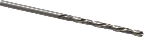 Chicago-Latrobe - #31 118° High Speed Steel Jobber Drill - Bright Finish, Left Hand Cut, Spiral Flute, Straight Shank, 2-3/4" OAL, Standard Point - Industrial Tool & Supply