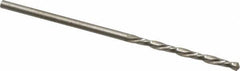 Chicago-Latrobe - #52 118° High Speed Steel Jobber Drill - Bright Finish, Left Hand Cut, Spiral Flute, Straight Shank, 1-7/8" OAL, Standard Point - Industrial Tool & Supply