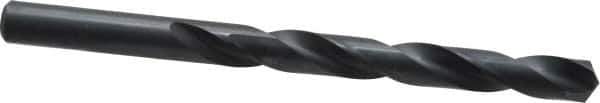 Chicago-Latrobe - 23/64" 135° High Speed Steel Jobber Drill - Oxide Finish, Right Hand Cut, Spiral Flute, Straight Shank, 4-7/8" OAL, Split Point - Industrial Tool & Supply