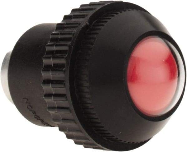 Norgren - 1/8" Female NPTF Bottom Rotowink Pressure Indicator - 10 to 125 psiG, Red Unactuated Color & Green Actuated Color - Industrial Tool & Supply